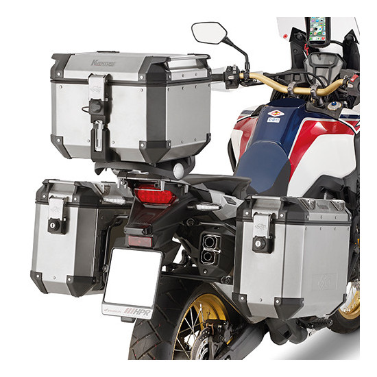 KAPPA QUICK-MOUNT SIDE CASE FRAME MONOKEY HONDA CRF 1000L AFRICA TWIN (16-17) - ALSO FOR MONOKEY KMS K'MISSION ALUMINUM 