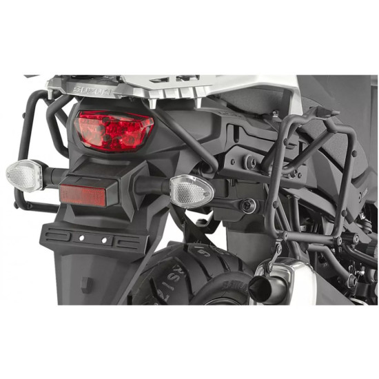 KAPPA QUICK-MOUNT SIDE CASE RACK MONOKEY SUZUKI DL 650 V STROM '17-'24 - ALSO FOR MONOKEY KMS K'MISSION ALUMINUM CASE