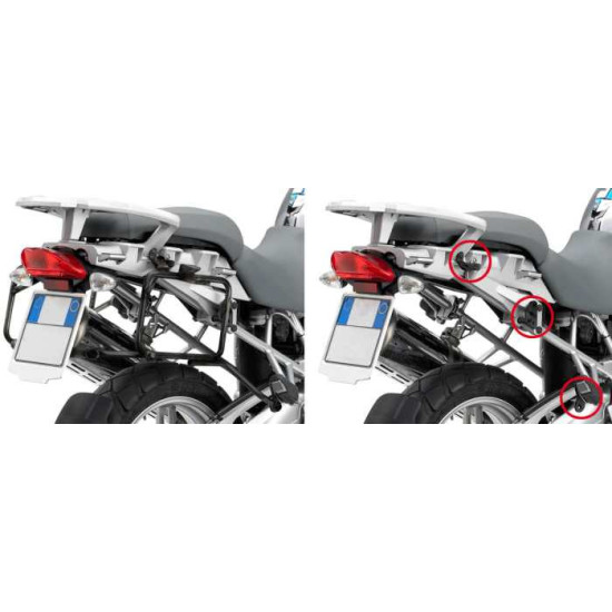 KAPPA GREITAI MONTUOJAMAS ŠONINIO LAGAŽO RĖMAS MONOKEY BMW F 650GS / 800GS (08-17), F 700GS (13-17) - TAIP PAT TINKA MON