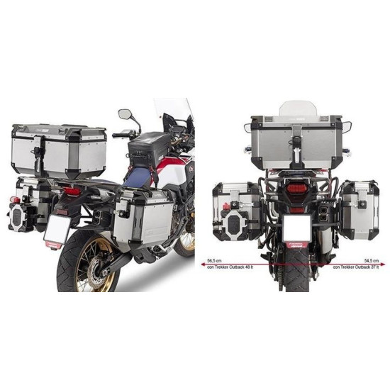 KAPPA ŠONINIS LAGAŽINIS MONOKEY PAVAROS STABILIZATORIUS HONDA CRF 1000L Africa Twin (16-17) - KFR K'FORCE IR KVG K'VOYAG