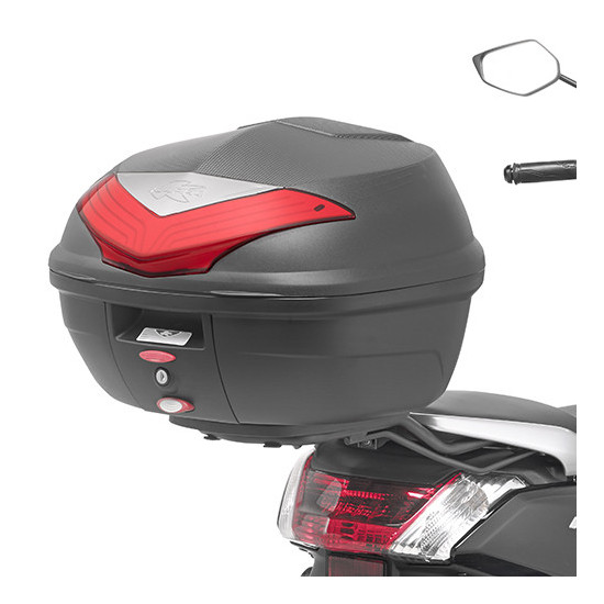 KAPPA VIRŠUTINIO DĖŽĖS RĖMAS YAMAHA N-MAX 125 (15-20) (BE PLOKŠTELĖS)