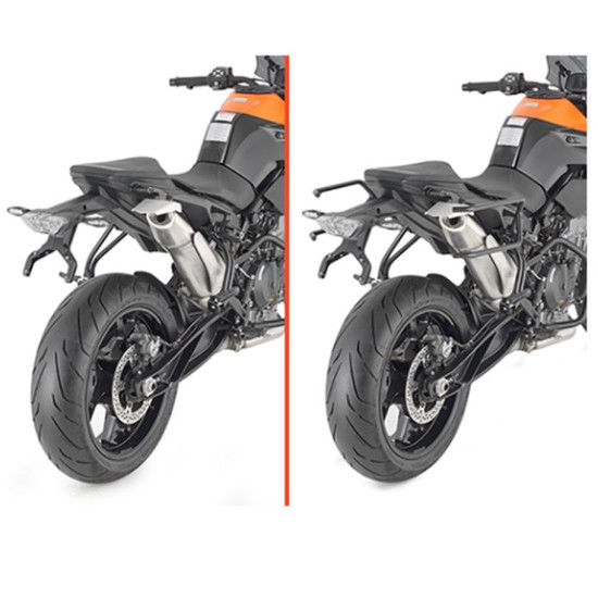 „KAPPA“ GREITAI TVIRTINAMAS ŠONINIS LAIKIKLIS SU IŠIMIMU „KTM DUKE 890“ '21-'23
