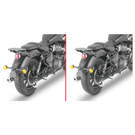KAPPA ŠONINĖS PAGALVĖS (PANELĖS) NUIMKITE RĖMĄ-X ROYAL ENFIELD SUPER METEOR 650 '23-'25,