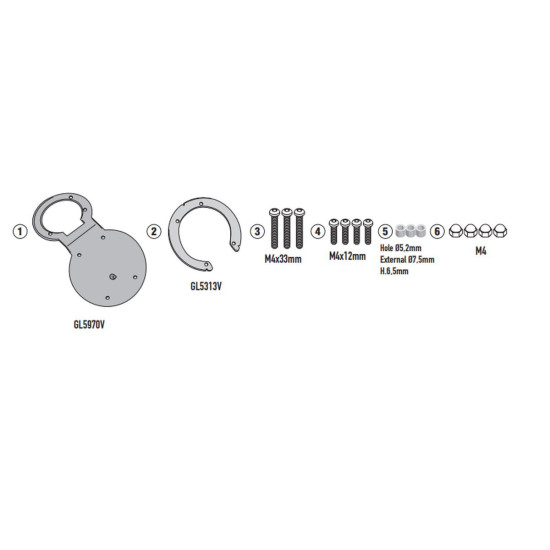 KAPPA MOUNT TANKLOCK ROYAL ENFIELD HIMALAYAN 450 '24- (NETINKA RA311, RA311R, RA311R2)