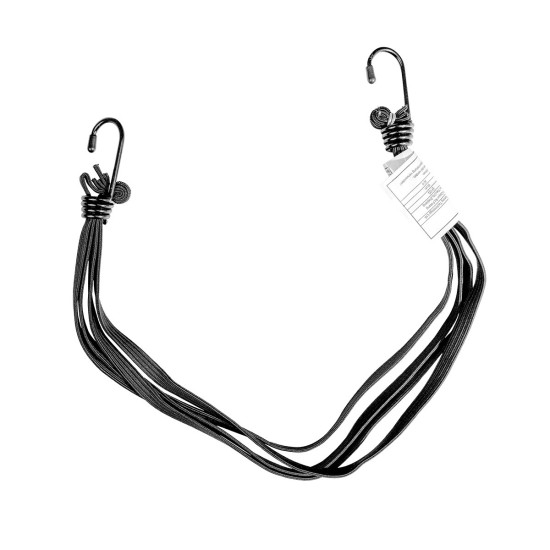 „BIKETEC“ 4 LAGAMINO SAUGUMO DIRŽELIŲ RINKINYS (LAGAMINO IŠPLĖTIKLIS) 60 CM, JUODAS
