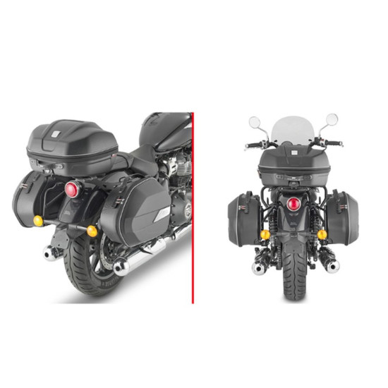 KAPPA STELAŻ KUFRÓW BOCZNYCH MONOKEY ROYAL ENFIELD SUPER METEOR 650 '23-'25, - RÓWNIEŻ POD KUFRY MONOKEY KMS K'MISSION A