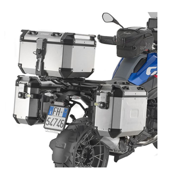 KAPPA ŠONINIS LAGAMINAS MONOKEY PAVAROS ŠONAS BMW R 1300 GS '24-'25 - KFR K'FORCE IR KVG K'VOYAGER ALIUMINIO LAGAMINAMS