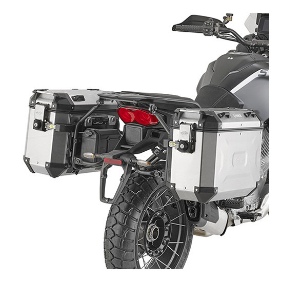 KAPPA ŠONINIS DĖKLAS MONOKEY CAM SIDE MOTO GUZZI STELVIO 1000 '24-'25, SKIRTA KFR K'FORCE ALUMINIUM DĖKLUI