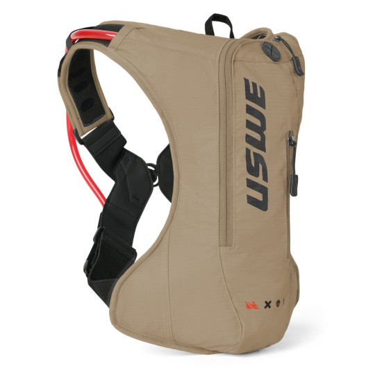 USWE CAMEL BAG OUTLANDER 9 SMĖLIO SPALVOS GELTONA MOTOCIKLO / MOTOCIKLO TALPA 3L SKYSTIS (9L KUPRINĖ)