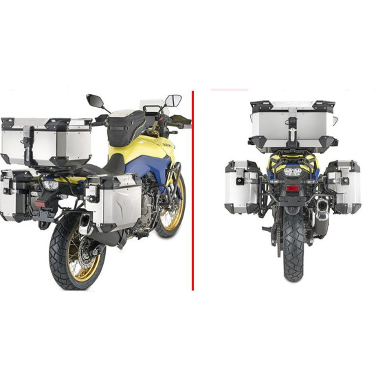 KAPPA 2026 / 01 ŠONINIS LAIKIKLIS (MONOKEY) PUSĖS KUMŠTELIO PUSĖ SUZUKI V-STROM 800 DE / SE '23-'25 - KVG K'VOYAGER - AL