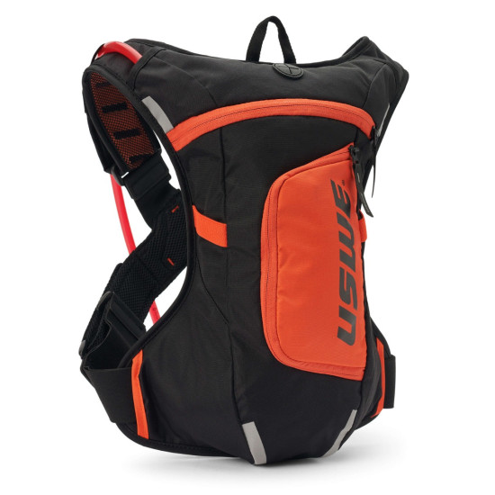 USWE CAMEL BAG MOTO HYDRO 4 FACTORY ORANGE KOLOR POMARAŃCZOWY MOTO / ROWER POJEMNOŚĆ 3L PŁYN (4L PLECAK+3L PŁYN)