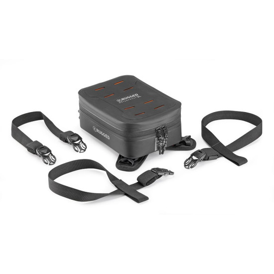 KAPPA 2026 / 01 TORBA NA ZBIORNIK / BAK (TANKBAG) DO MOCOWANIA PASKAMI 3L KOLOR CZARNY (22,5X16X10CM) (K' RUGGED) - MOŻL