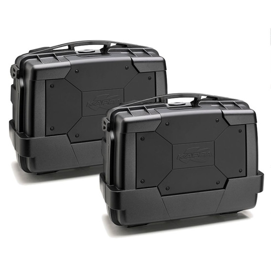 KAPPA ŠONINIS LAGAMINAS 33L MONOKEY KGR33N GARDA BLACK LINE LITE (2 VNT.) + PAPILDOMA UŽRAKTAS