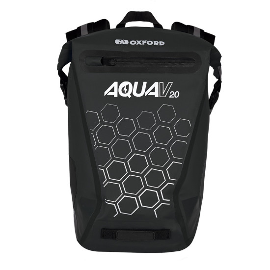 OXFORD PROMOCJA PLECAK WODOODPORNY MODEL AQUA V-20 POJEMNOŚĆ 20L KOLOR CZARNY (STARY KOD: OL995)