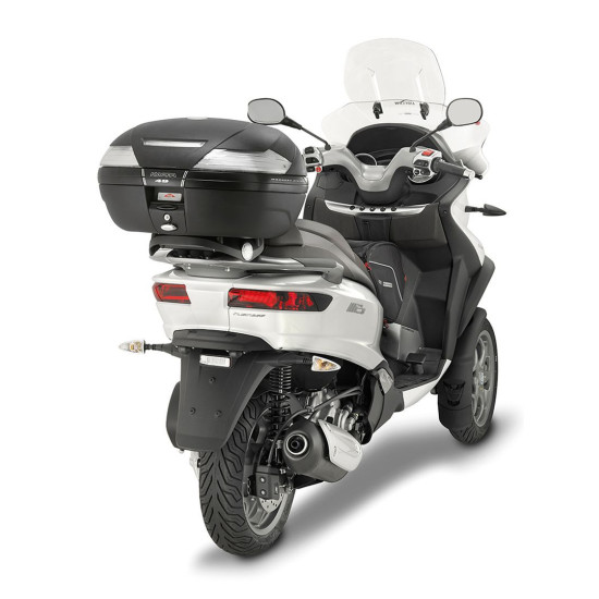 KAPPA CENTRINIS DĖŽĖS RĖMAS PIAGGIO MP3 300ie-500ie Sport / Business (08 / 14-17) (SU MONOKEY PLOKŠTELĖMIS)