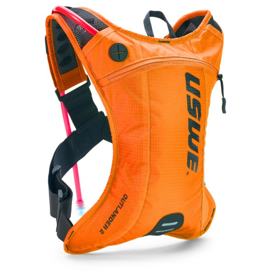 USWE CAMEL BAG OUTLANDER 2 FACTORY ORANŽINĖS SPALVOS ORANŽINĖ MOTOCIKLIUI / MOTOCIKLIUI TALPA 1,5 L SKYSTIS (2 L KUPRINĖ