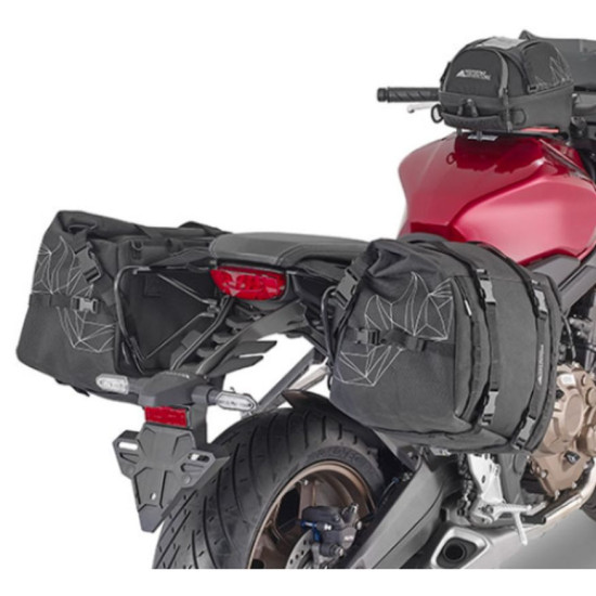 KAPPA ADAPTERIS ŠONINIŲ BAGAŽINIŲ (BALNAKREPŠIŲ) TVIRTINIMUI TE1185K BE CENTRINĖS BAGAŽINĖS KZ1185 HONDA CB 650R '21-'23