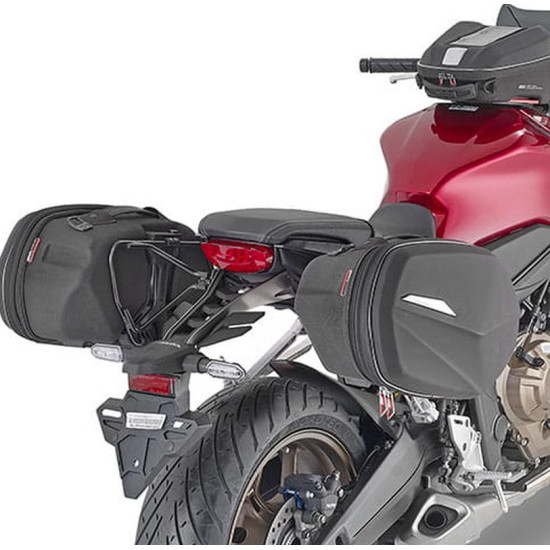 „KAPPA“ ŠONINIAI KREPŠIAI (BALNO KREPŠIAI) HONDA CB 650R '21-'25 - TAIP PAT TINKA RA314 LENGVAI UŽRAKINAMIEMS VIRŠUTINIA