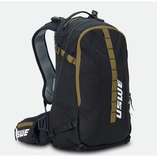 USWE PLECAK MOTO / ADV CORE 16L OFF ROAD DAYPACK KOLOR CZARNY / BRĄZOWY POJEMNOŚĆ 16L - NIE ZAWIERA ZESTAWU HYDRACYJNEGO