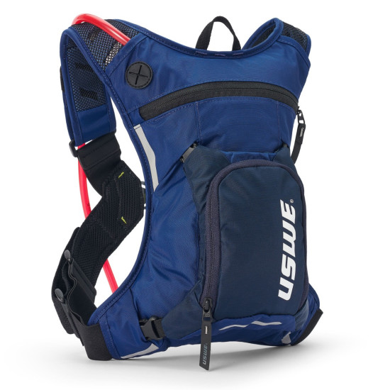 USWE CAMEL BAG MOTO HYDRO 3 FACTORY MĖLYNA SPALVA MĖLYNA MOTOCIKLU / MOTOCIKLU TALPA 2L SKYSTIS (3L KUPRINĖ + 2L SKYSTIS
