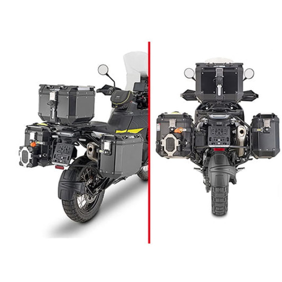 KAPPA STELAŻ KUFRÓW BOCZNYCH MONOKEY TRIUMPH TIGER 1200GT (22-) - RÓWNIEŻ POD KUFRY MONOKEY KMS K'MISSION ALU