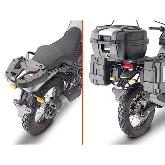 KAPPA ROYAL ENFIELD SCRAM 411 '22-'24 CENTRINIS DĖŽUTĖS RĖMAS (BE PLOKŠTELĖS)