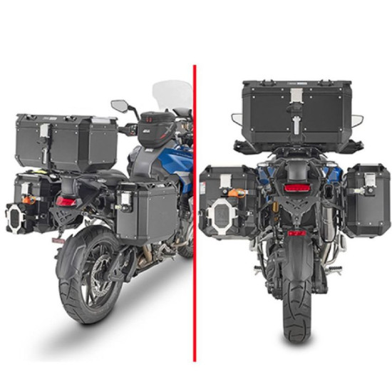 KAPPA STELAŻ KUFRÓW BOCZNYCH MONOKEY CAM SIDE TRIUMPH TIGER 1200 GT EXPLORER / RALLY EXPLORER '22-'25, - POD KUFRY KFR K