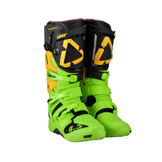 LEATT CROSS 4.5 BATAI CITRUSINĖS SPALVOS JUODI / ŽALIAI ŽALI, DYDIS 40,5 / 25,5 cm