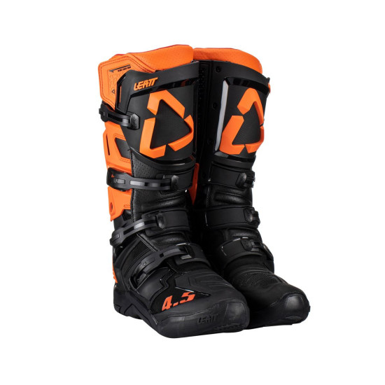 LEATT CROSS 4.5 BATAI ORANŽINĖS SPALVOS JUODI / ORANŽINIAI DYDIS 42 / 26,5 cm