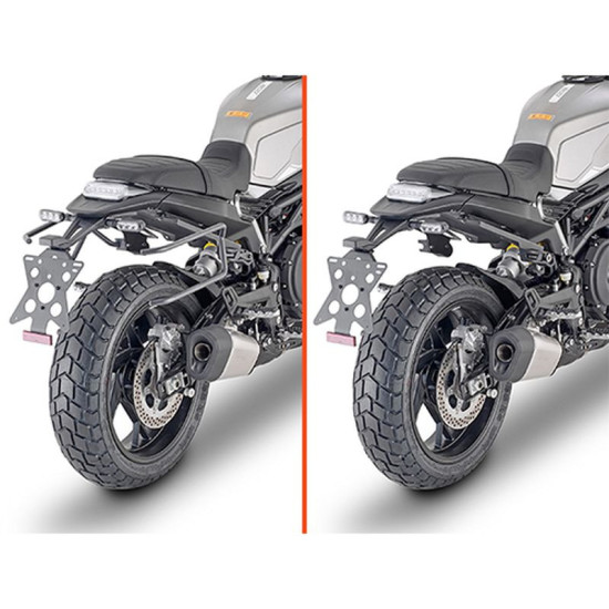 KAPPA ŠONINIAI DĖŽUTĖS (PANELĖS) RĖMO GREITAI TVIRTINAMI, NUIMAMI-X BENELLI LEONCIO 800 '22-'25