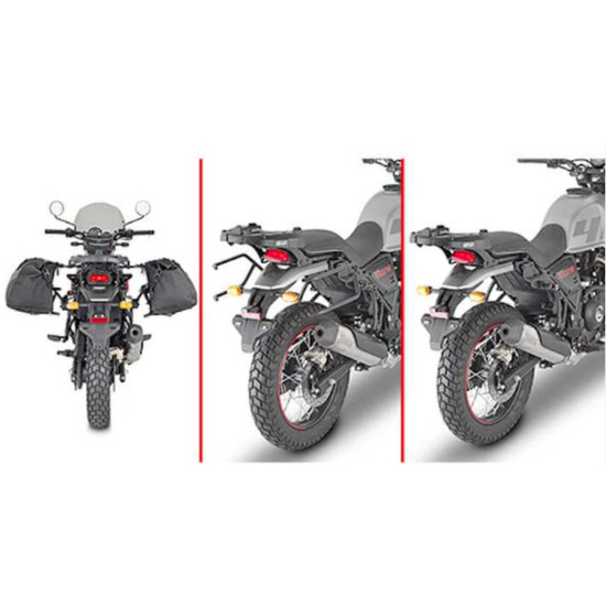 KAPPA ŠONINĖS PAGALVĖS (PANELĖS) RĖMO GREITAI TVIRTINAMAS, NUIMAMAS - X ROYAL ENFIELD SCRAM 411 '22-'24,