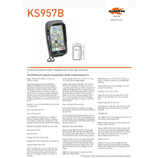KAPPA GPS / IŠMANIOJO TELEFONO KREPŠYS IPHONE X / 8 / 7 / 6S / PLUS, SAMSUNG GALAXY S6 / S7 / S8 / S9 / EDGE SU VAIRU IR