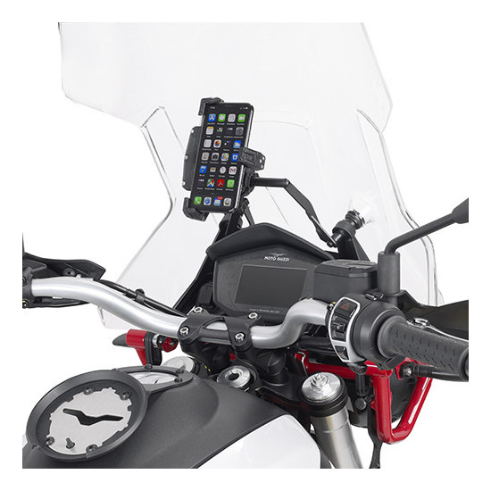 „KAPPA“ SKRIESINIS LAIKIKLIS KREPŠIAMS IR GPS / IŠMANIŲJŲ TELEFONŲ LAIKIKLIAMS TVIRTINTI „MOTO GUZZI V85 TT '19-'23“