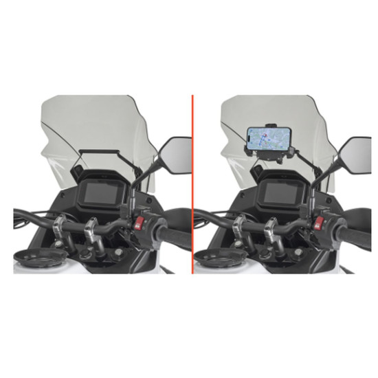 KAPPA SKRIESINIS LAIKIKLIS TVIRTINIMUI KREPŠIAMS IR GPS / IŠMANIOJO TELEFONO LAIKIKLIAMS HONDA XL 750 TRANSALP '23-'25