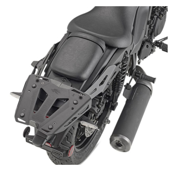KAPPA VIRŠUTINIO DĖŽĖS LAIKIKLIS KAWASAKI ELIMINATOR 500 '24-'25, (BE PLOKŠTELĖS)