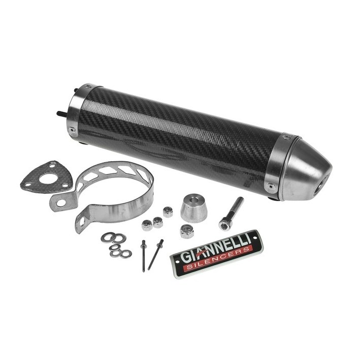 Giannelli Strada Carbon muffler silencer for Yamaha TZR 50 model