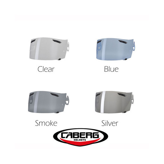 CABERG PARTS JUODAS (RŪKYTAS) ĮBRĖŽIMAMS ATSPARUS ŽALIUZĖ, TINKA SINTESI ŠALMAMS, KURIŲ DYDIS XL-XXXL