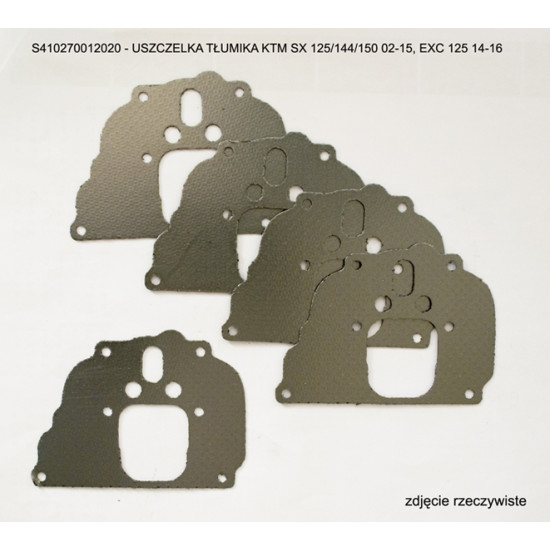 ATHENA muffler gasket KTM SX 125/144/150 02-15, EXC 125 14-16 (91.96x125.1x1.00mm)