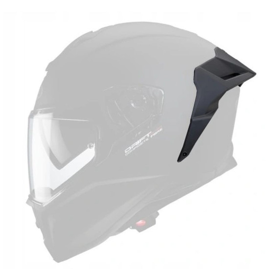 CABERG PARTS GALINIS SPOILERIS DRIFT EVO ŠALMUI, MATINĖS JUODOS SPALVOS