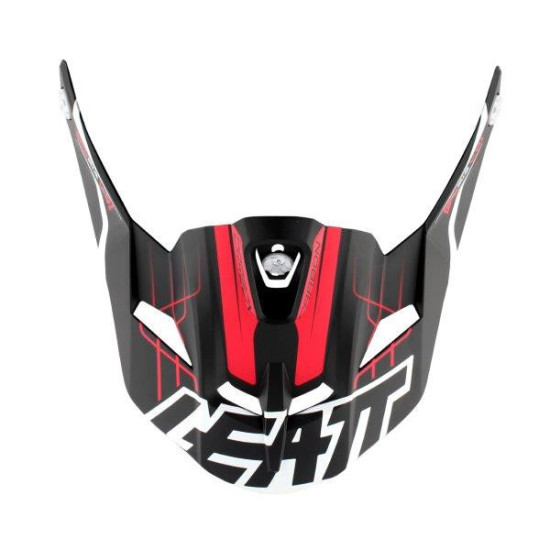 LEATT DASZEK DO KASKU GPX 6.5 CARB V01 ROZM. M-XXL KOLOR CZERWONY / SZARY / BIAŁY (CZĘŚCI ZAMIENNE)