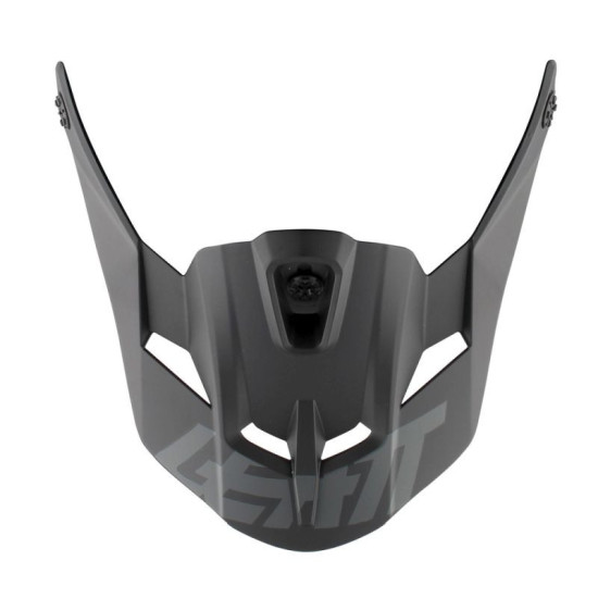 LEATT GPX 5.5 GHOST satininio šalmo skydelis, XS-S dydis, juoda spalva (atsarginės dalys)