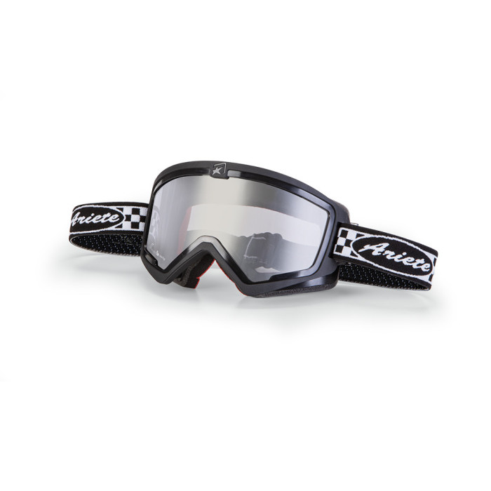 ARIETE AKINIAI MUDMAX RACER (CAFE RACER) JUODI, NERASOJANTYS, NEĮBRĖŽIANTYS, SU UV SAUGUMU, SU NUOLAIDA, 3 SLUOKSNIŲ KEM