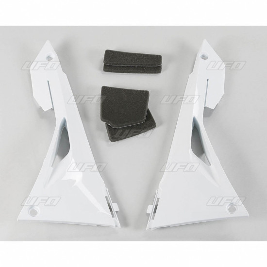 UFO AIR FILTER COVER HONDA CRF 250R 18-21, CRF 450R 17-20 COLOR WHITE