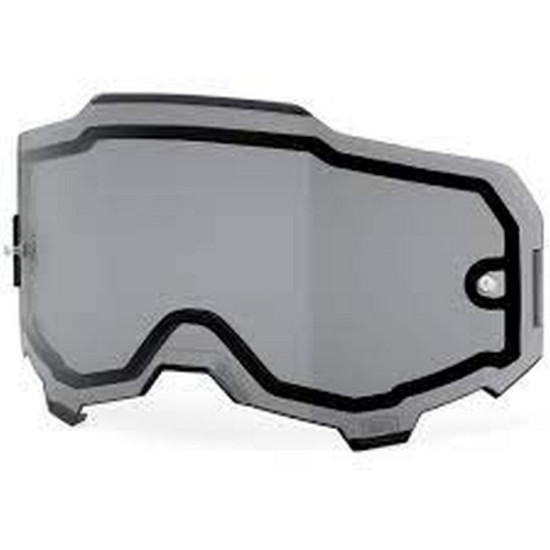 100 PROCENT ARMEGA / ARMATIC REPLACEMENT DUAL PANE SMOKE LENS - SZYBA / SZYBKA / SZYBKA DO GOGLI ARMEGA / ARMATIC KOLOR 