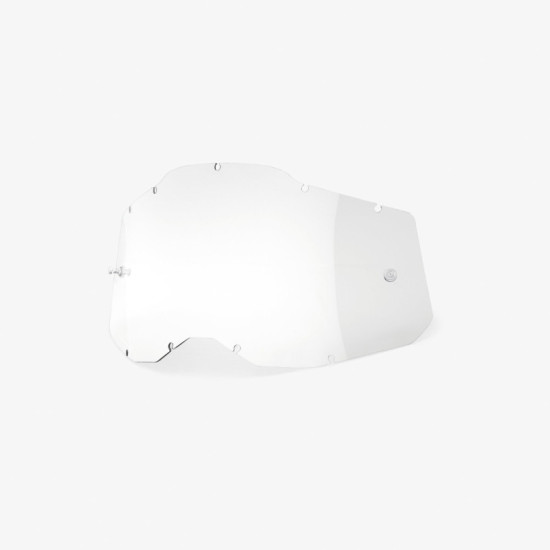 100 PROCENT AC2 / ST2 YOUTH / JUNIOR REPLACEMENT LENS - CLEAR, SZYBA / SZYBKA POJEDYNCZA DO GOGLI ACCURI 2 / STRATA 2 JU
