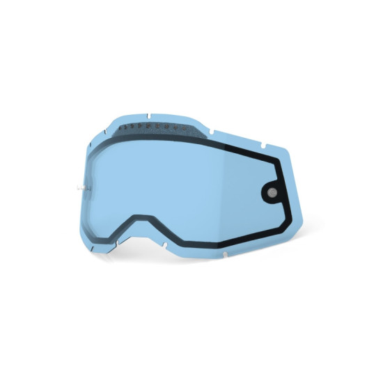 100 PROCENT RC2 / AC2 / ST2 REPLACEMENT LENS - VENTED DUAL PANE BLUE, SZYBA / SZYBKA / SZYBKA DO GOGLI RACECRAFT 2 / ACC