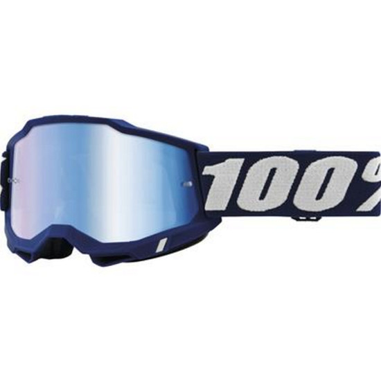 100 PERCENT ACCURI 2 DEEPMARINE AKINIAI - VEIDRODINIAI MĖLYNI LĘŠIAI - TAMSI MĖLYNA / BALTA MĖLYNA VEIDRODINIAI LĘŠIAI