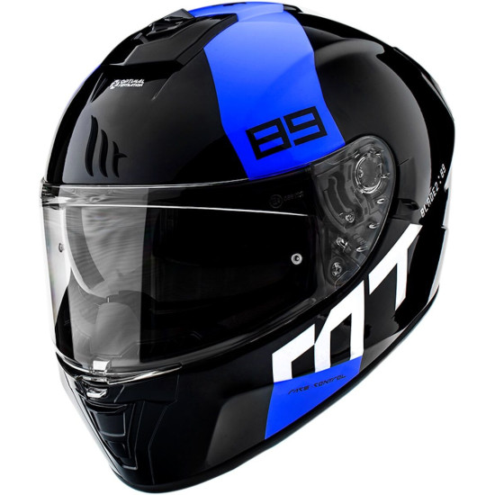 MT WYPRZEDAŻ KASK INTEGRALNY BLADE 2 SV 89 B7 GLOSS PEARL BLUE KOLOR CZARNY / NIEBIESKI ROZMIAR XS