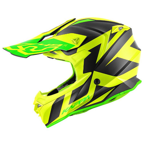 KAPPA ŠALMAS KV49 EVO GREAT CROSS SPALVA MATINĖ JUODA / GELTONA DYDIS 60 / L (ECE 22R06 PATVIRTINTA)