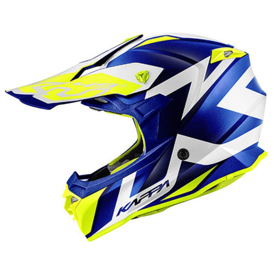 KAPPA KASK KV49 EVO GREAT CROSS KOLOR NIEBIESKI MAT / BIAŁY ROZM. 60 / L ( HOMOLOGACJA ECE 22R06 )